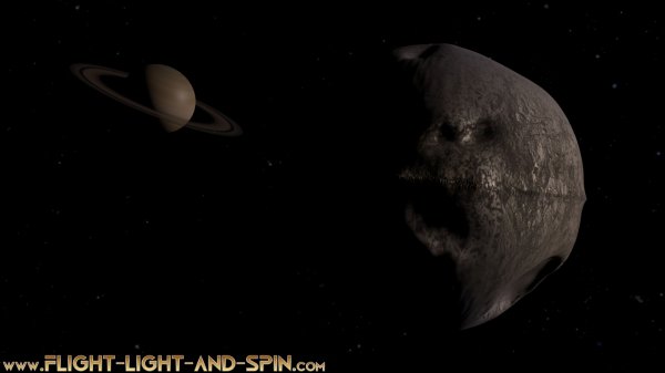 Iapetus and Saturn